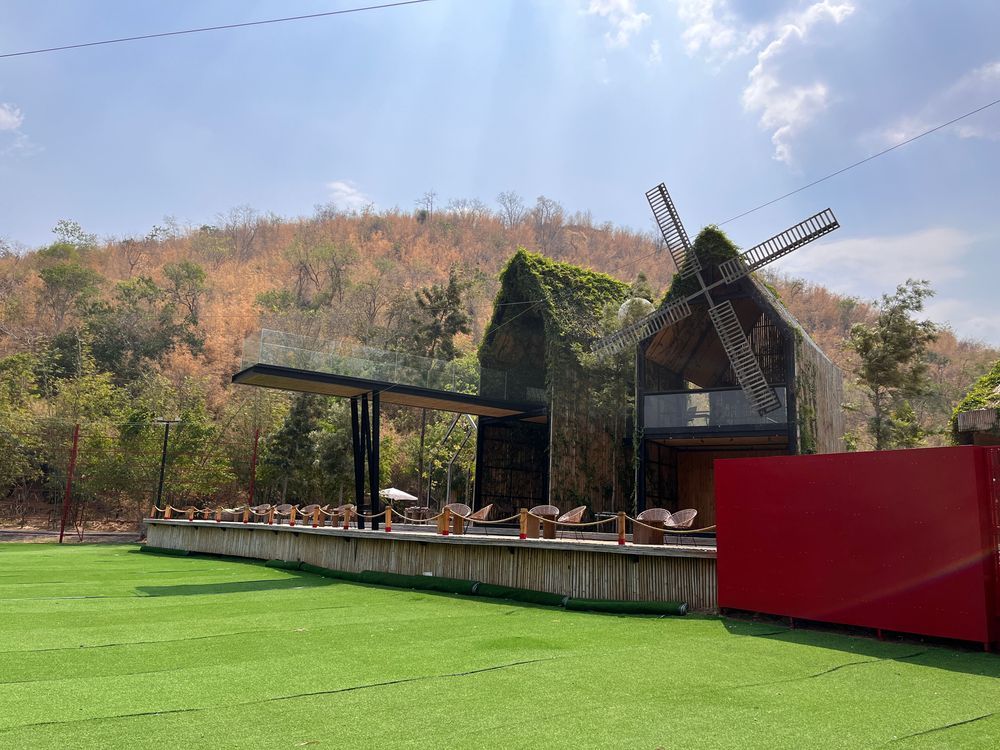 曼谷近郊北碧打卡餐廳 玻璃穀倉餐廳 仙人掌園 田原咖啡 各適其適