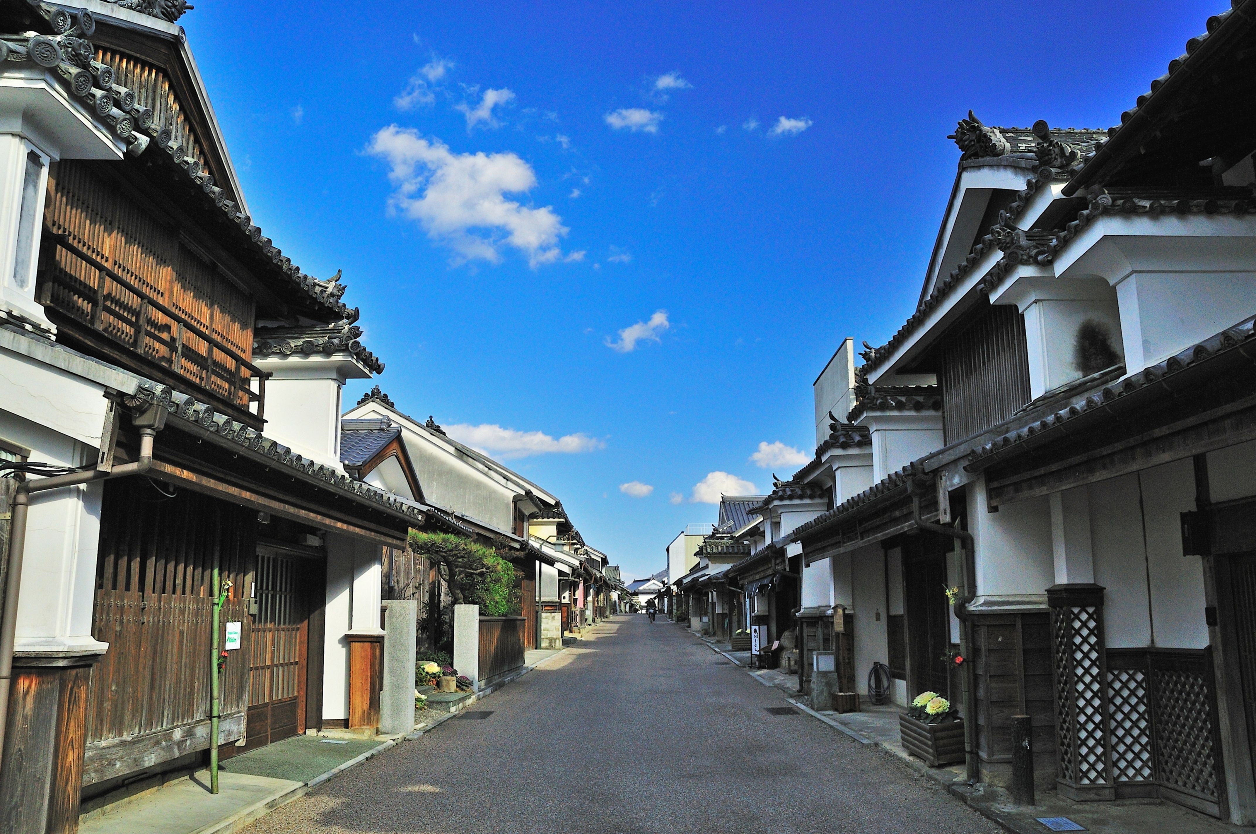 被指定為國家重要傳統建築物群保存地區的脇町卯建房屋街道，是日本國內卯建保留得最完整的地區。(圖片來源：徳島県・徳島県観光協会）.jpg