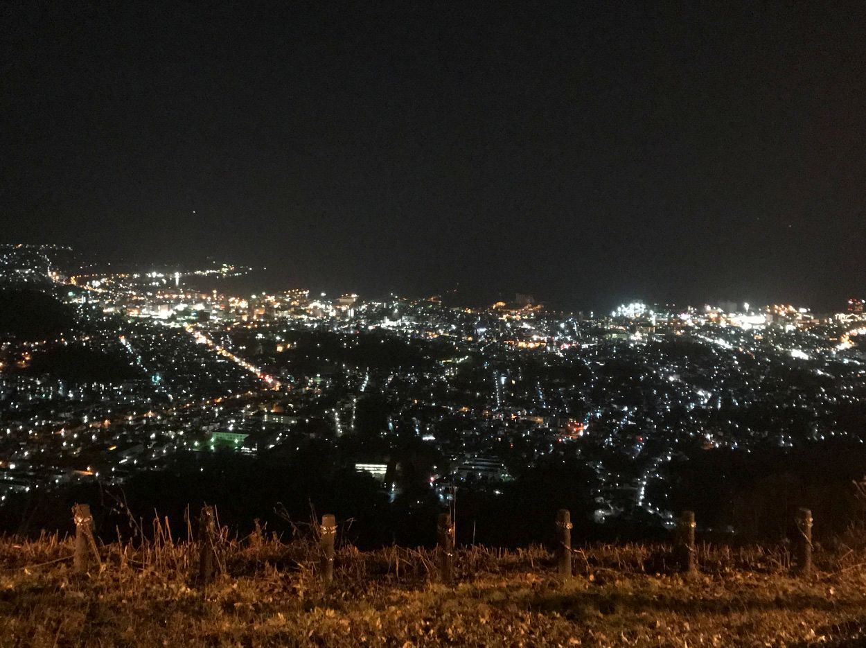 小樽市區的萬家燈火化成了散落的寶石。 拷貝.jpg