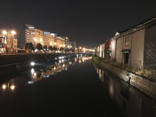 晚上的小樽運河.jpg
